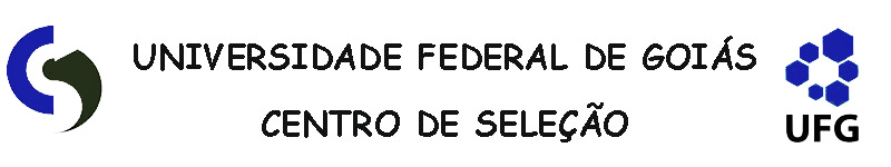 Logo do Centro de Seleo - UFG